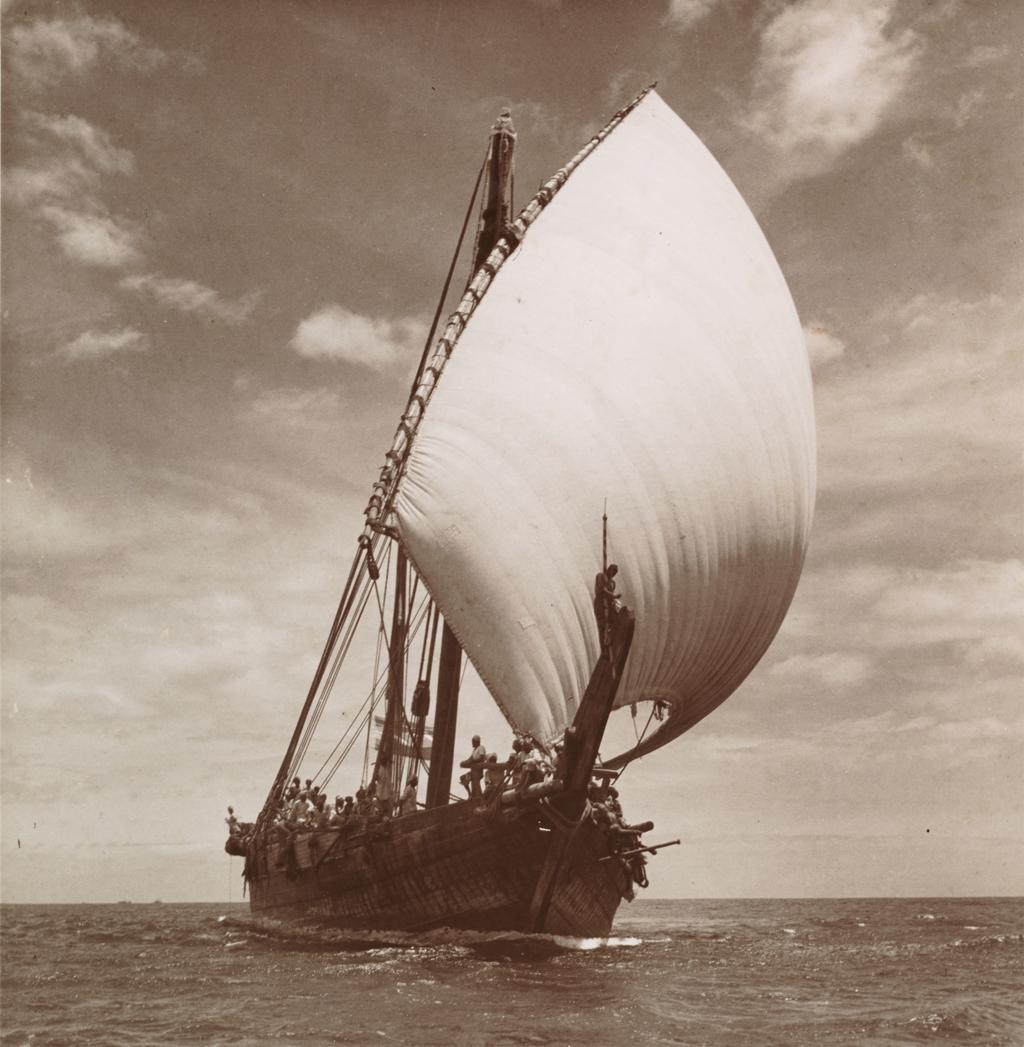 Swahili Coast dhow representing historic Indian Ocean trade